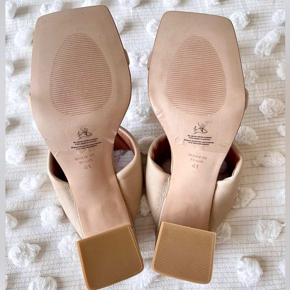 Anthropologie Angel Alarcón Slide Sandal Heels - Picture 7 of 8